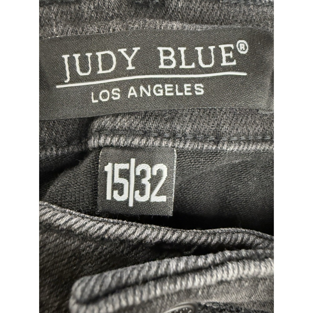 Judy Blue 90's Straight Jeans Women's 15/32 High Waist Rigid Front Stretch Back - Picture 4 of 11